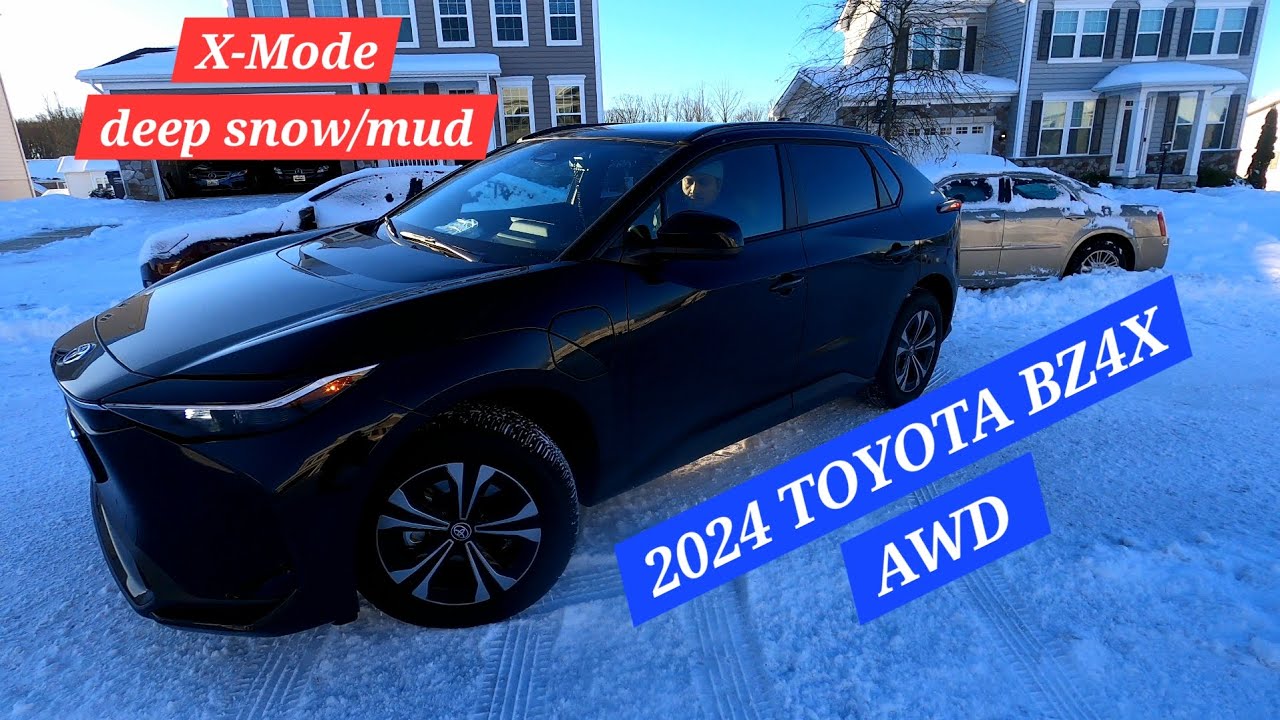 2024 Toyota BZ4X AWD X-mode deep snow/mud | 01/07/25