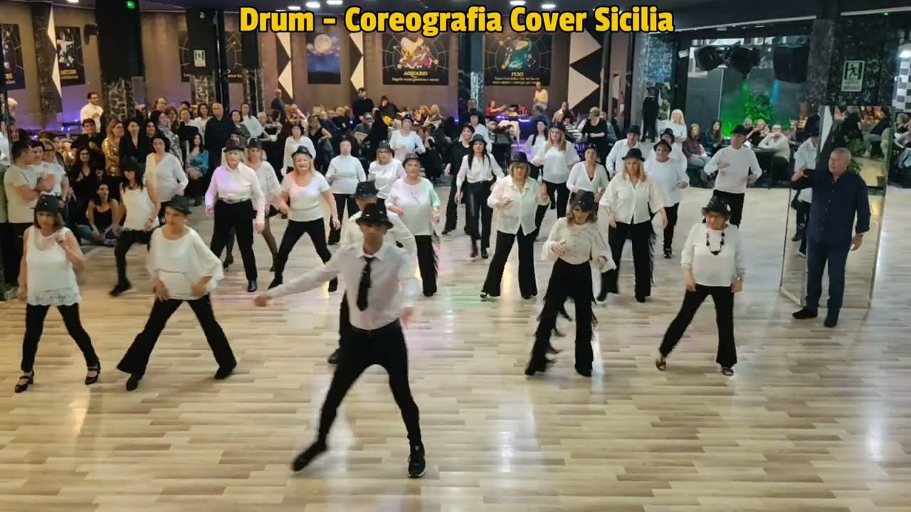 Drum - Coreografia Cover Sicilia Nuovo Ballo di Gruppo 2025 - Segue Video di Spalle
