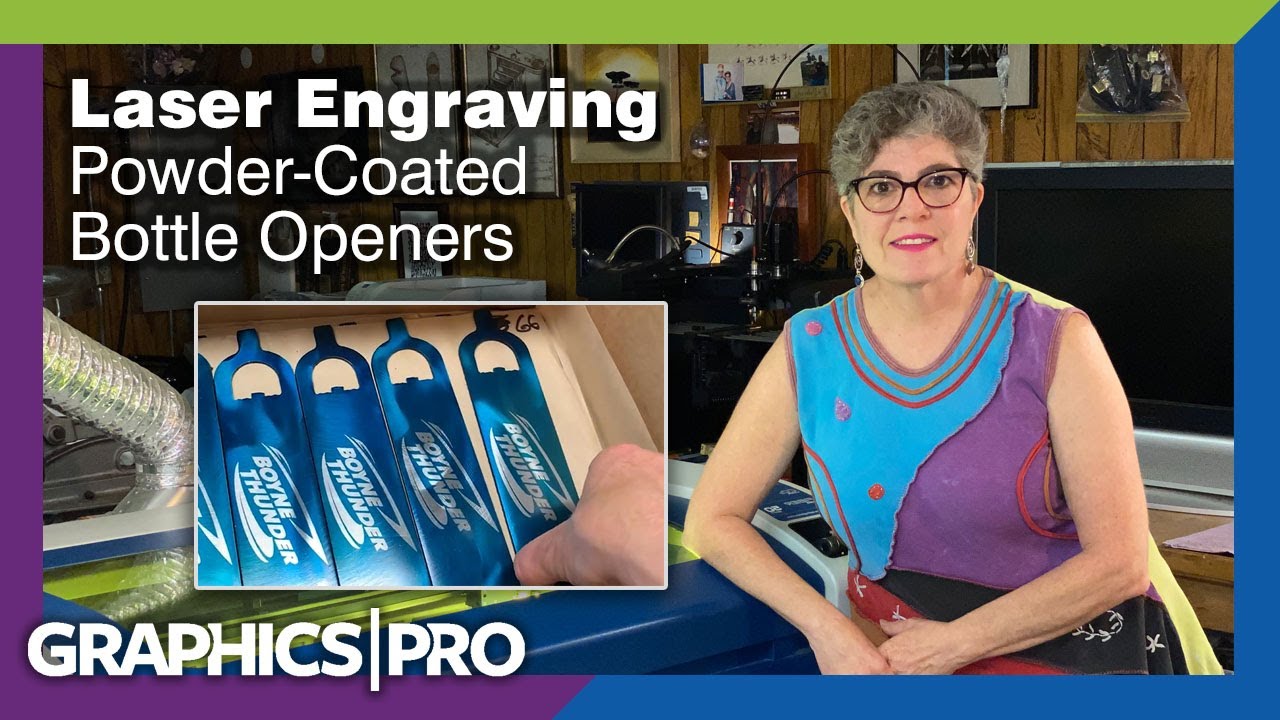 Engraving Powder-Coated Bottle Openers