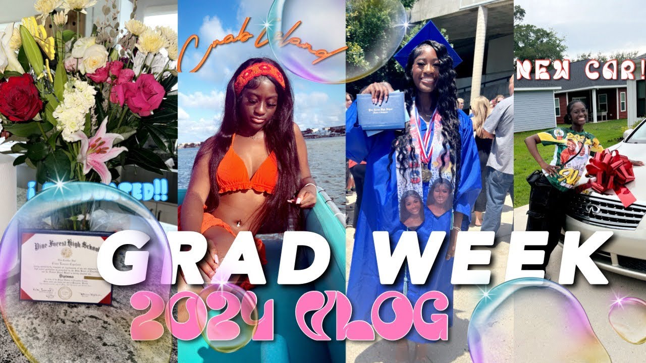 the end of an era… I GRADUATED HIGH SCHOOL! ⎜grad week, new car, appts, gifts & more!!