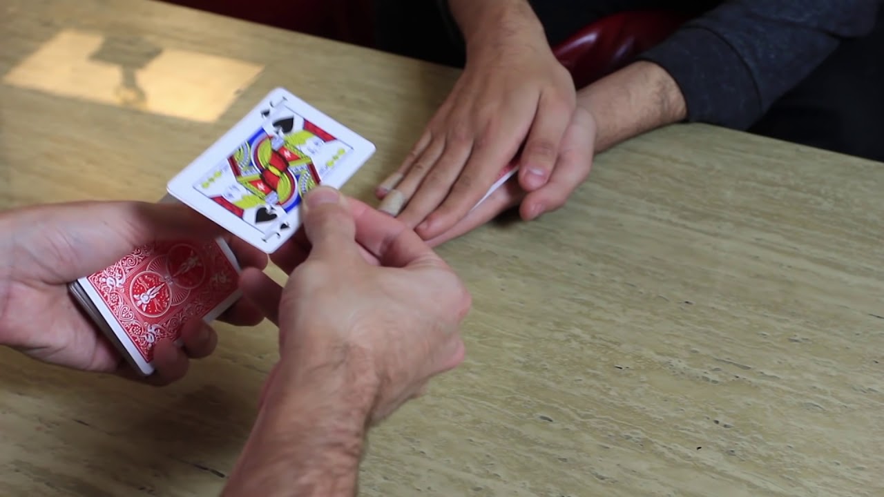 David Blaine Hand Sandwich Trick (Here then There) - Card Trick Tutorial