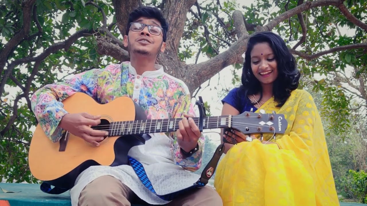Madhumalati dake ay | Sandhya Mukhopaddhay | Cover song by Shihab and Adiba