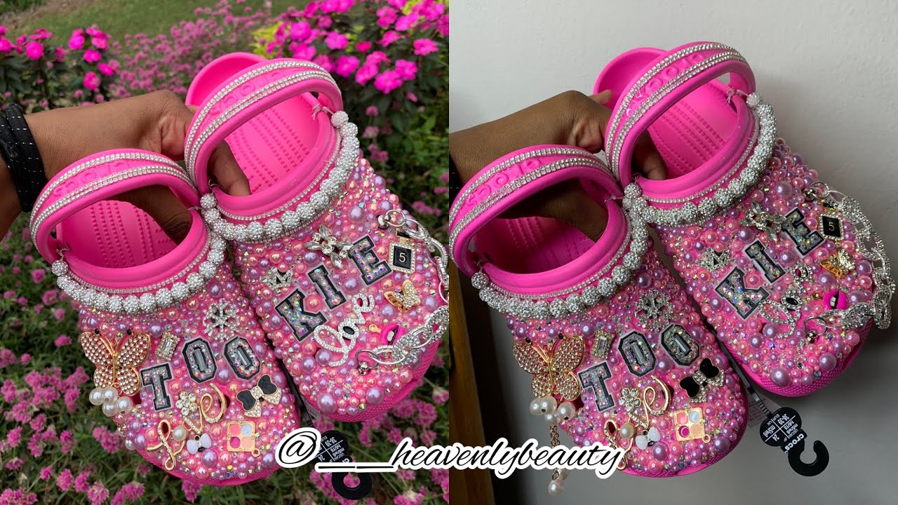 DIY: Custom Bling Crocs: Heavenlybeauty ~ mini tutorial ~  #HEAVENLYBEAUTY