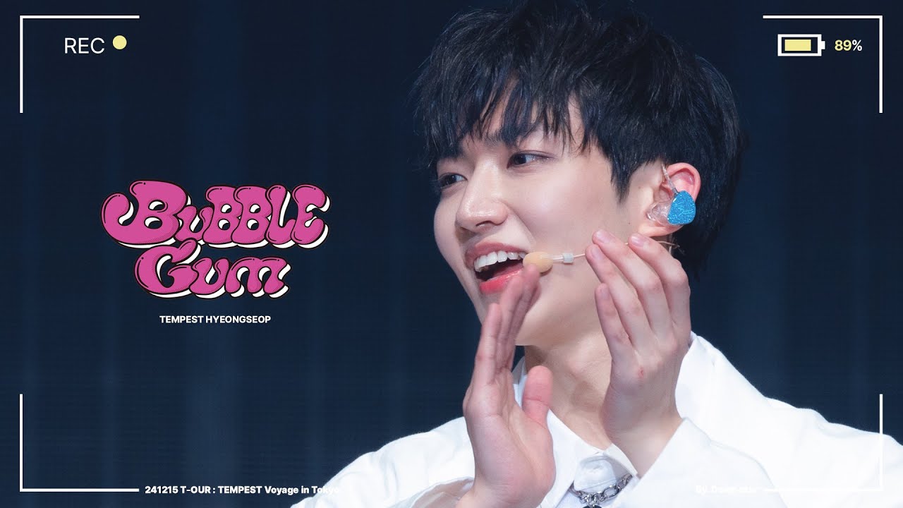 241215 T-OUR : TEMPEST Voyage in Tokyo✨ Bubble Gum 형섭 focus 4K