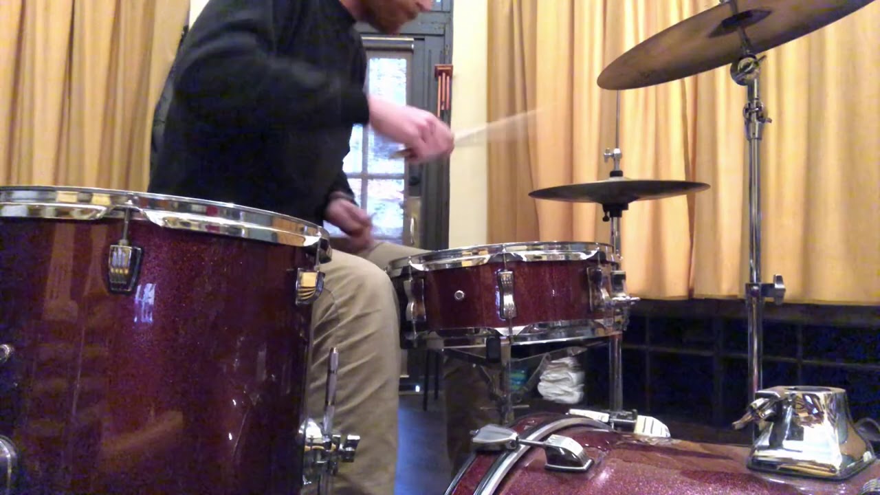 Play 5 stroke rolls on your hi-hat... instant trap groove