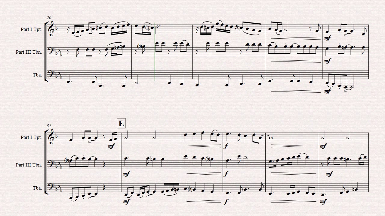 Yesterday - Brass Trio