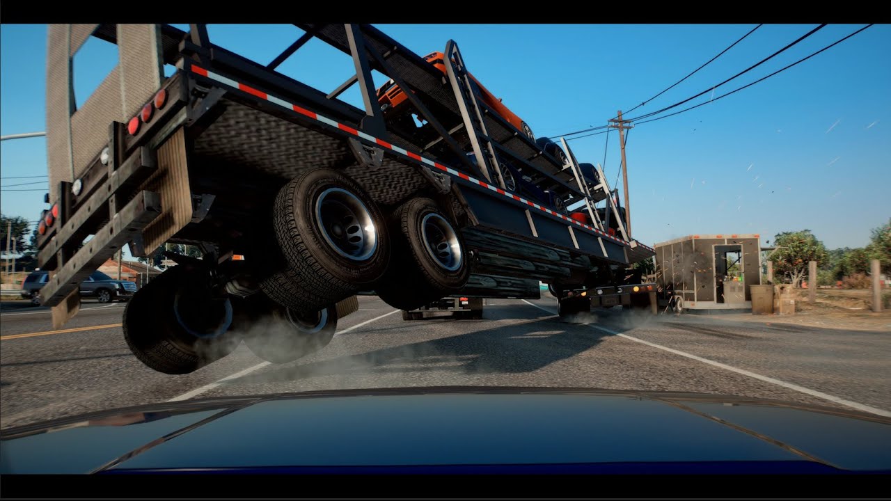 【ドラレコ】3000馬力で逆走してくる大型車たち【GTA5】