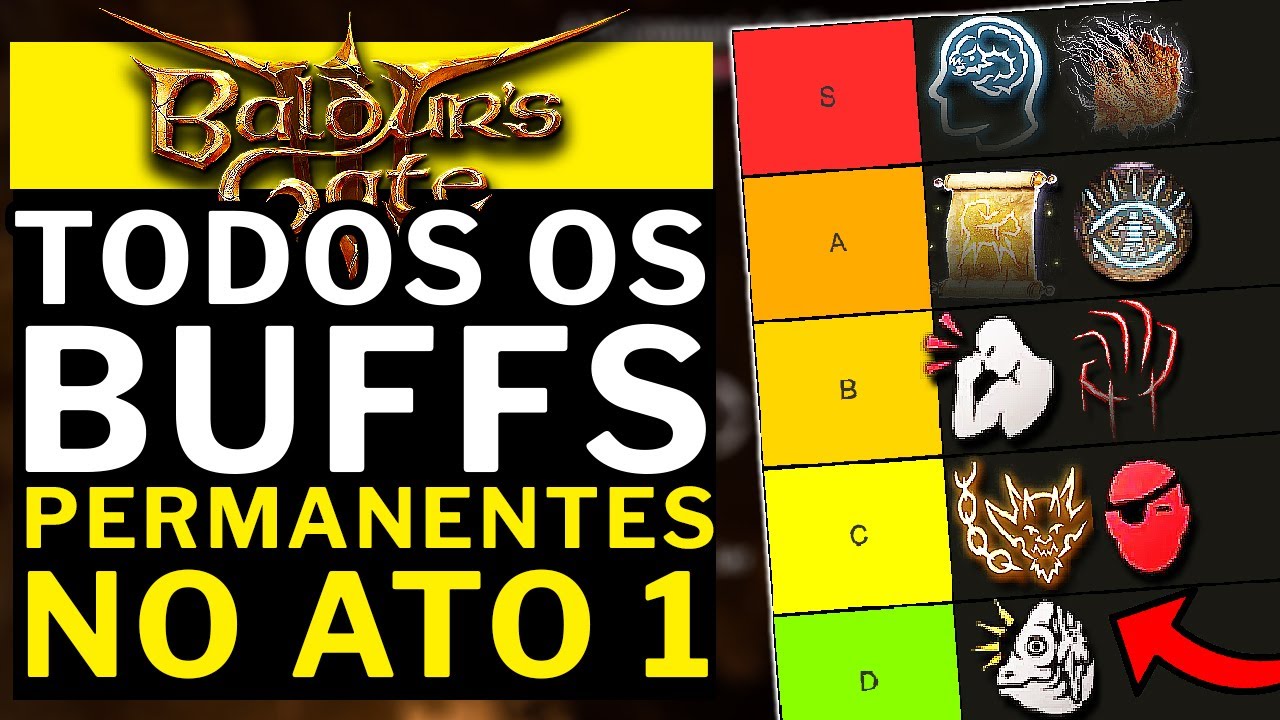 BALDUR'S GATE 3 - TODOS OS BUFFS PERMANENTES NO ATO 1!!!! E COMO PEGAR!