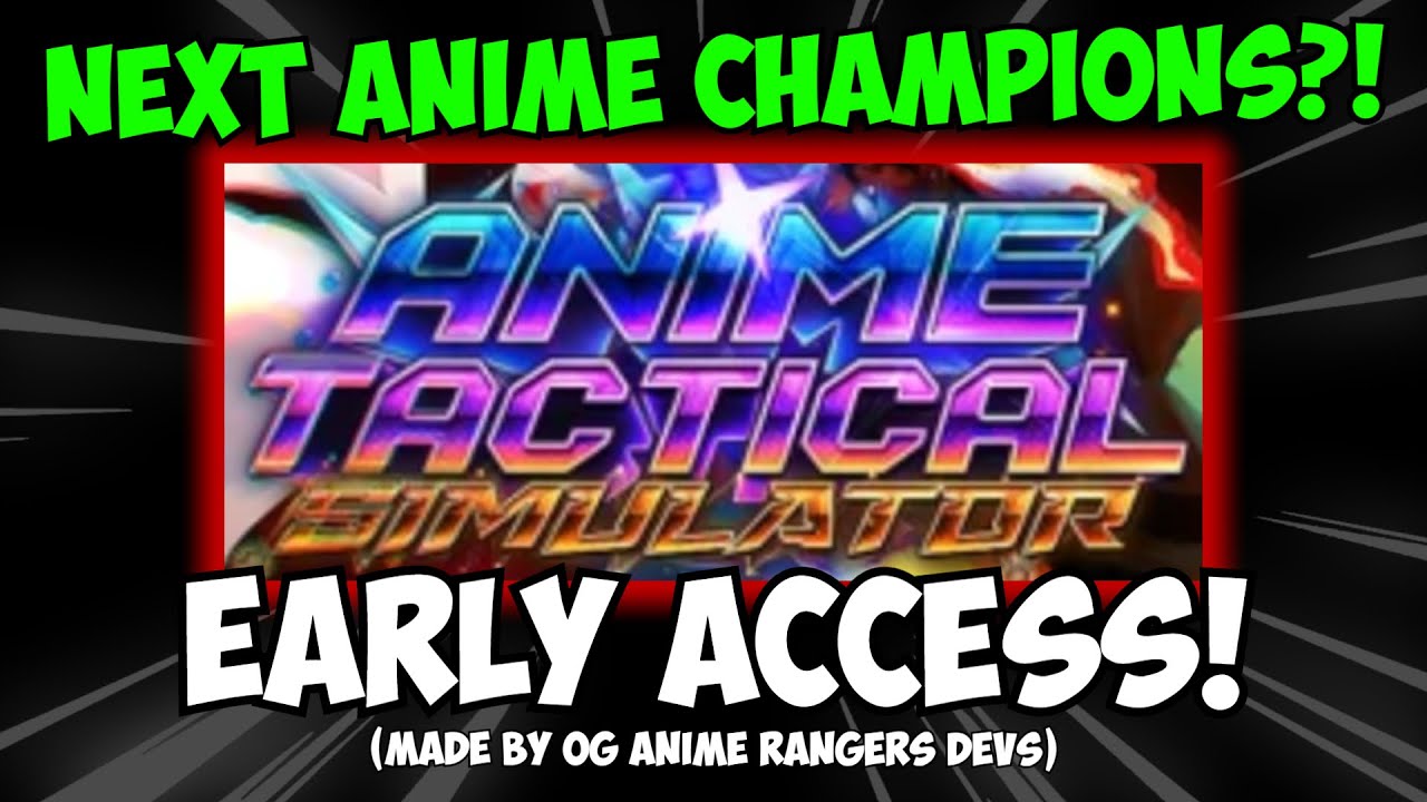 Next Anime Champions? Anime Tactical Sim MIGHT SAVE ROBLOX!