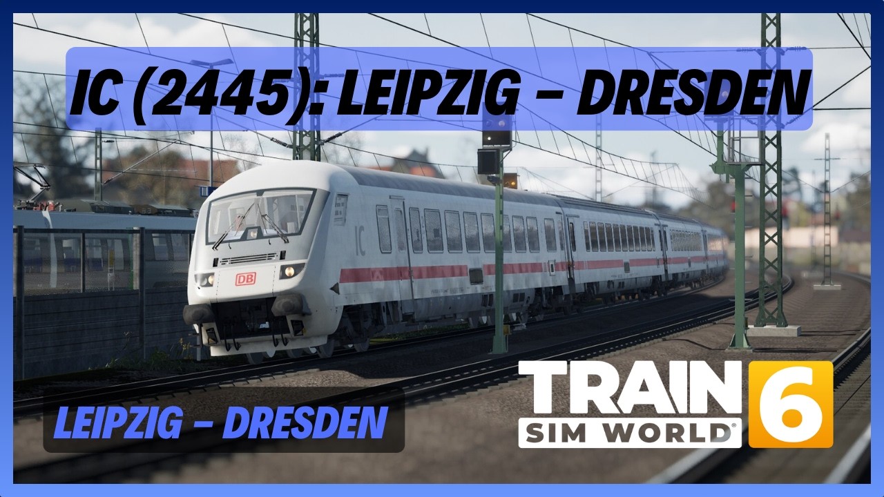 TSW6 | IC (2445): Leipzig - Dresden | IC Steuerwagen S286.1 Expert | PZB SIFA LZB