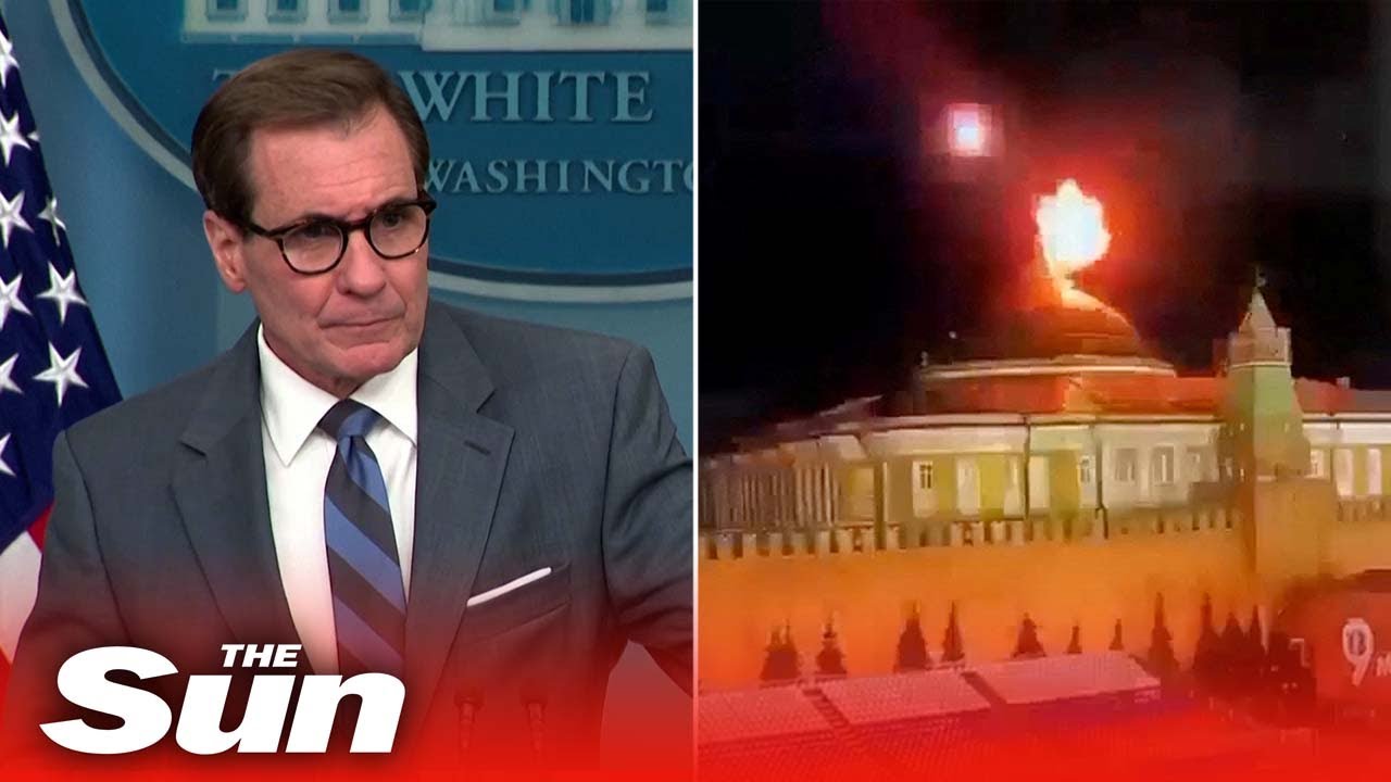White House denounces Kremlin 'lies' on alleged drone attack