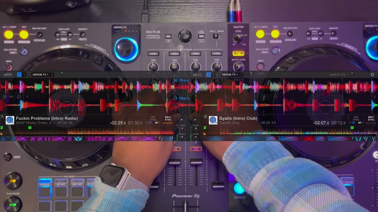 90's VS 2000's Hiphop Mashup on Pioneer FLX6