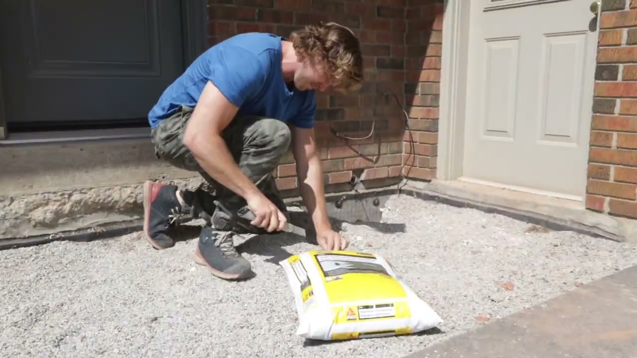 Installing Interlocking Stones | Mike Holmes project