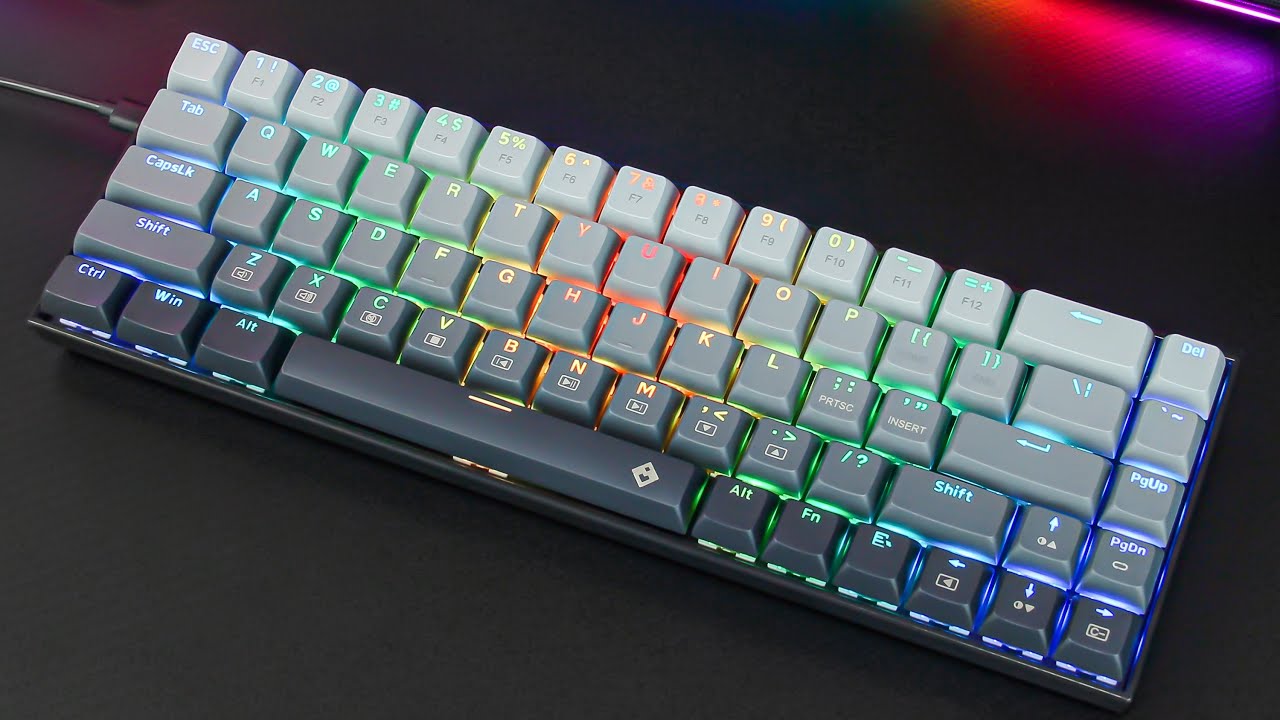 Ma68 Mechanical Keyboard full rgb Hot swappable