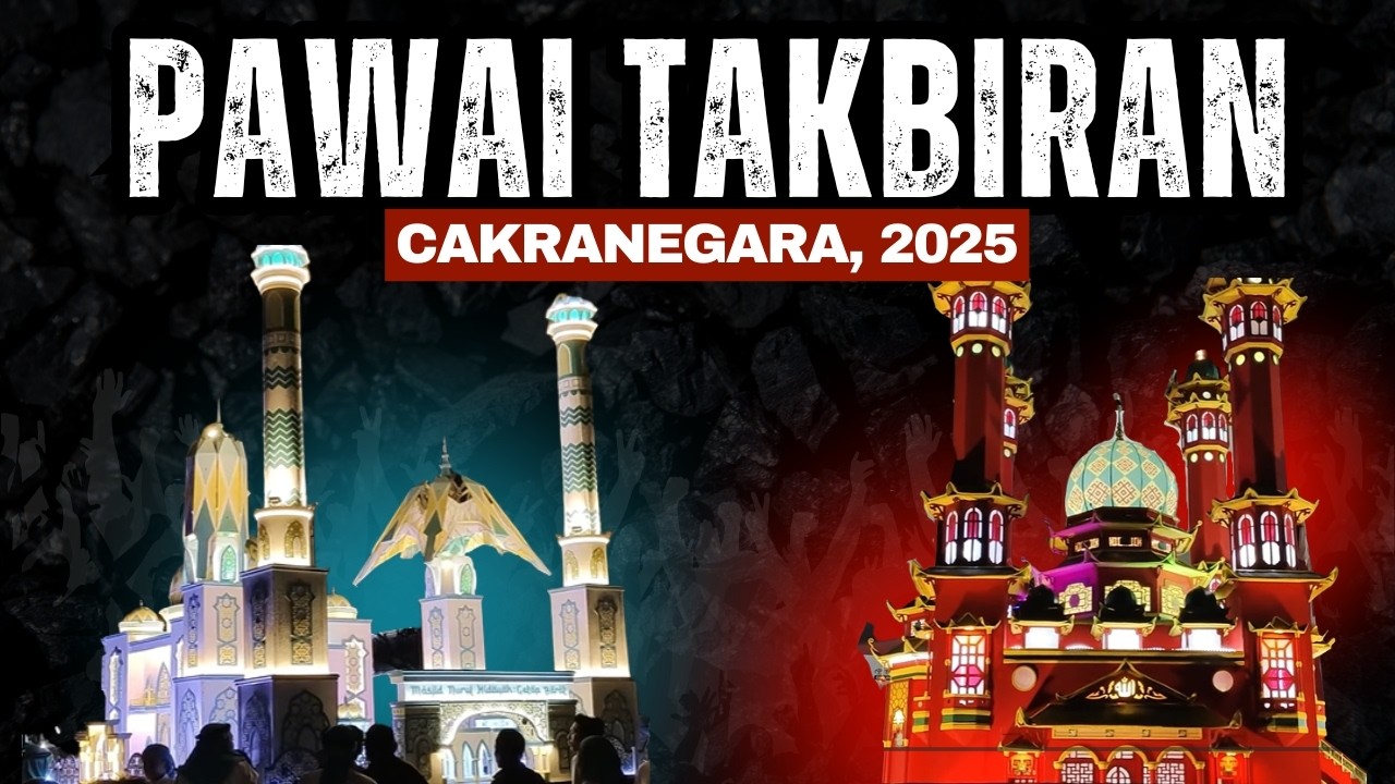 Pawai Takbiran 1446 H/ 2025 M, Kecamatan Cakranegara, Mataram Lombok NTB.