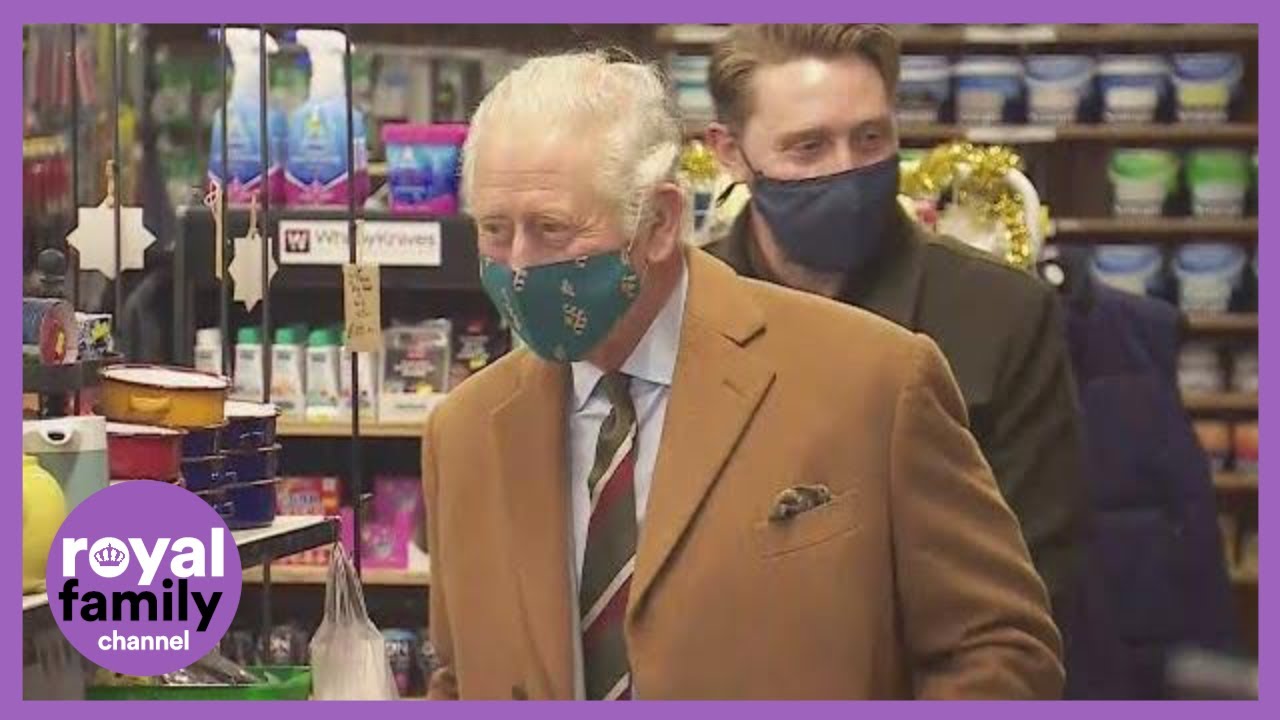 Prince of Nails - Charles Visits Welsh Hardware Shop