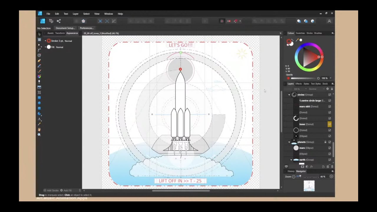 Stream (2) - 2D logo Illustration - Affinity Designer. #logo #affintydesigner #affinitybyserif #i...