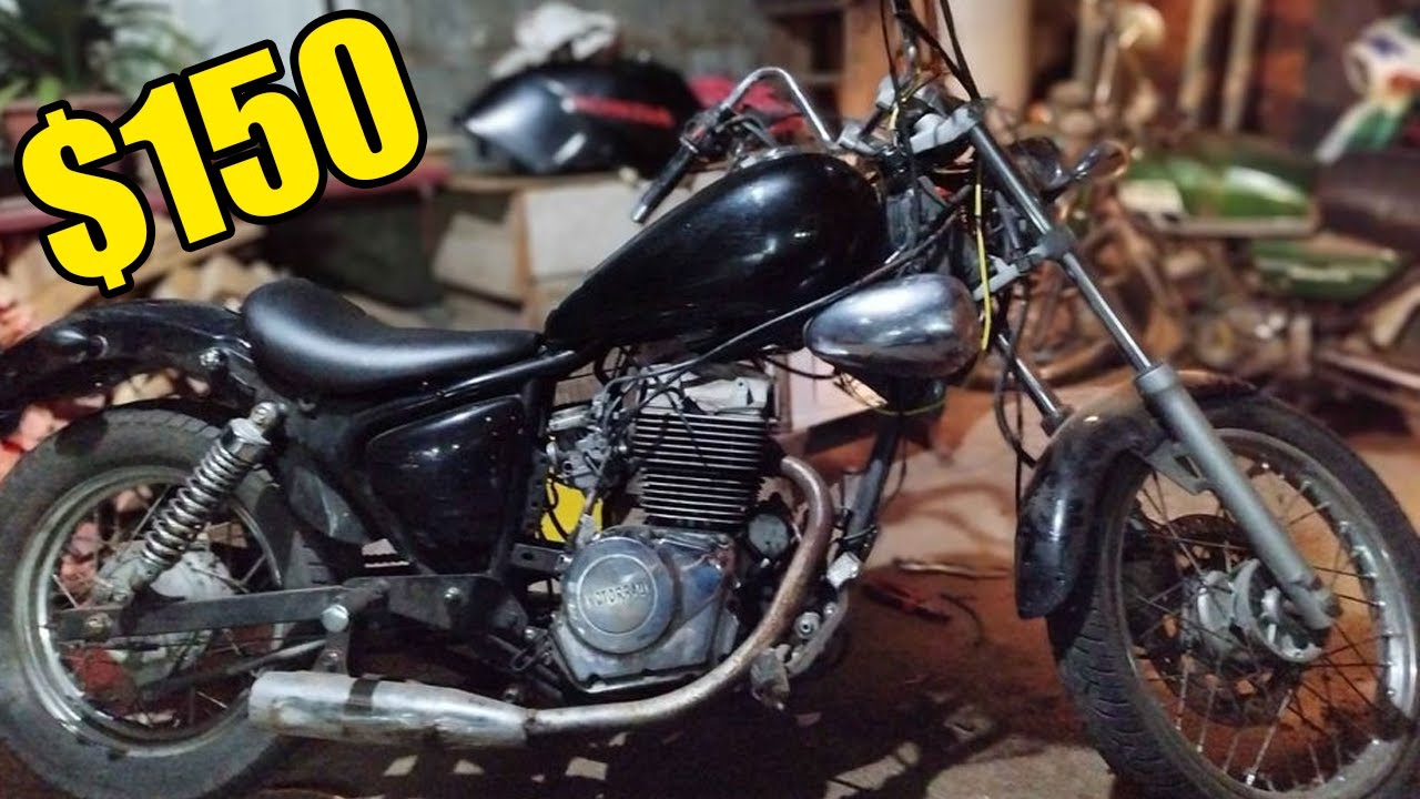 $150 Honda Rebel 250 clone makes horrible sound at cranking. (Sub)