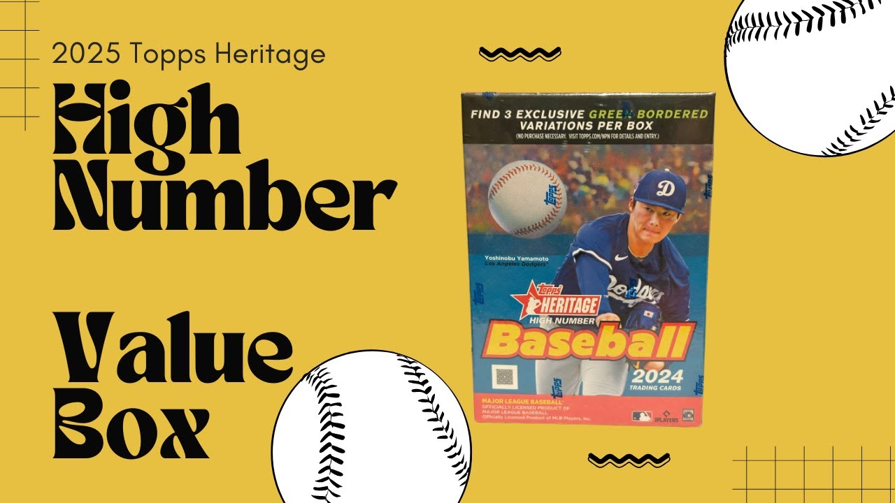 2024 Topps Heritage High Number Value Box Opening!