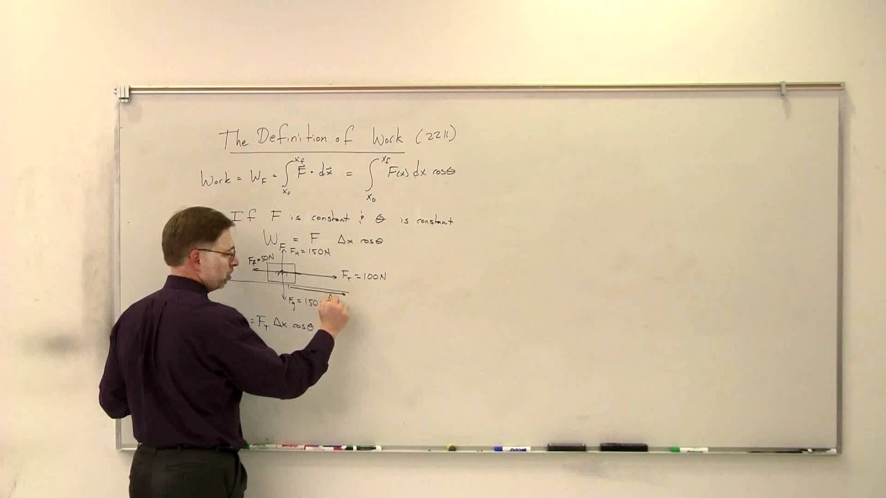 Defining Work (PHYS2211)