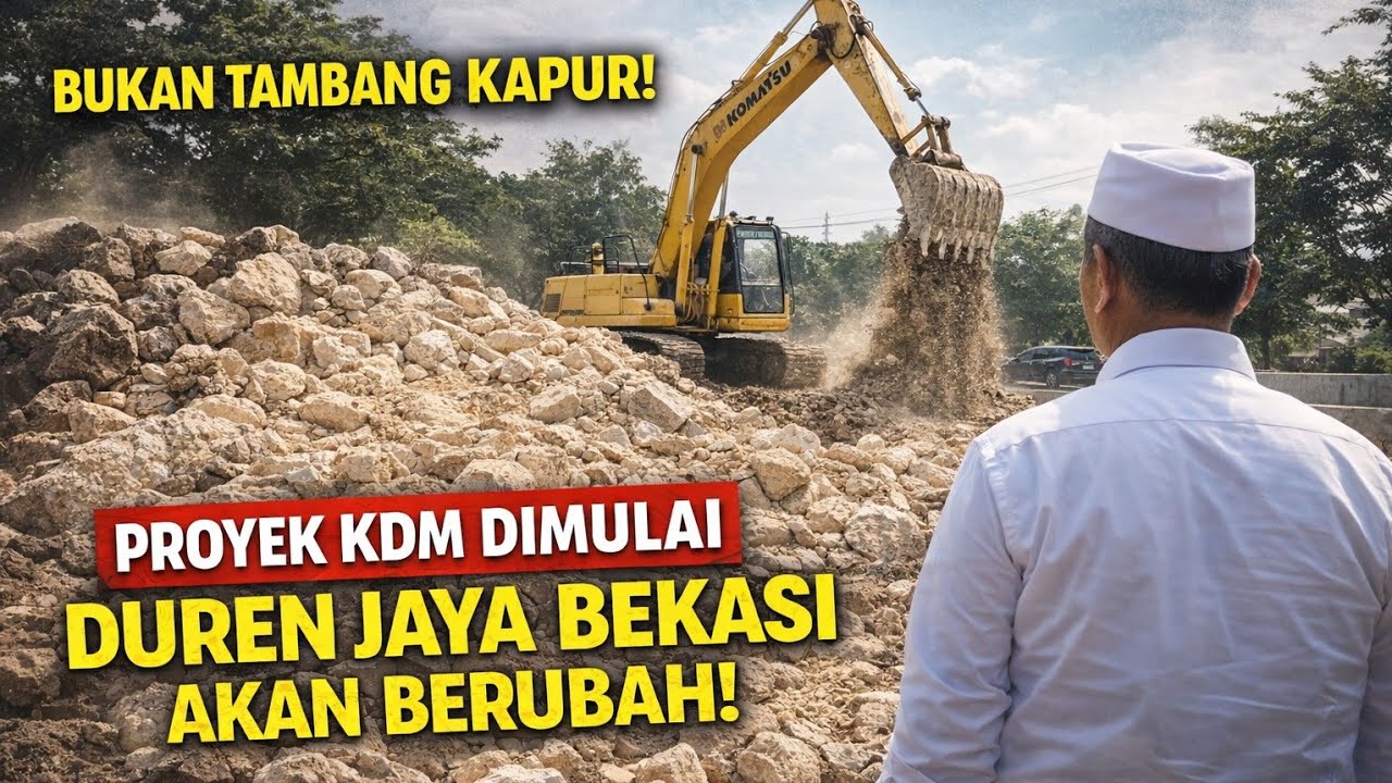 KDM VIRAL‼️Sepadan Kali Duren Jaya Banyak Batu Kapur | Jalur Beco Proyek Jalan Kota Bekasi Dibuka!