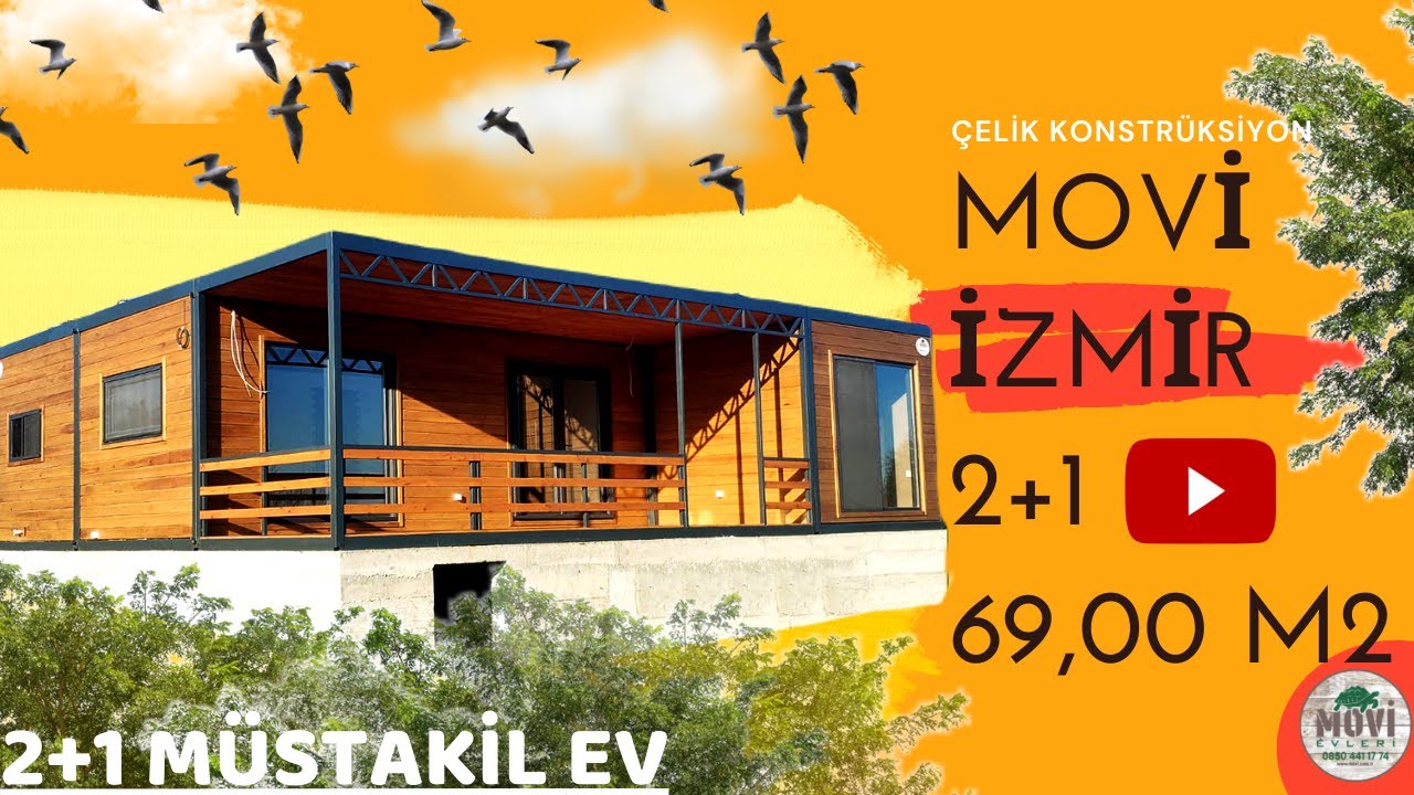 Tekirdağ'da Montajını Tamamladığımız 69,00 m2 İzmir modeli Konteyner Evimizde Yaşam Başladı.