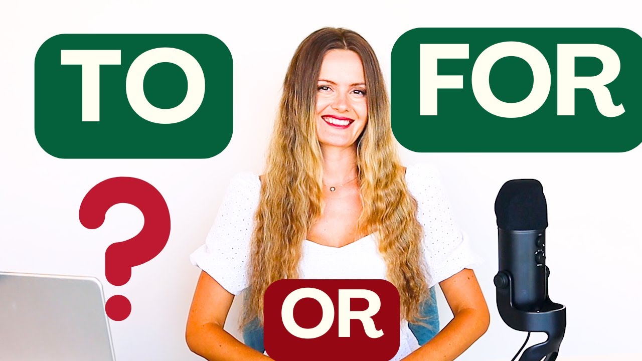 TO or FOR? Learn the Difference Easily | English Prepositions