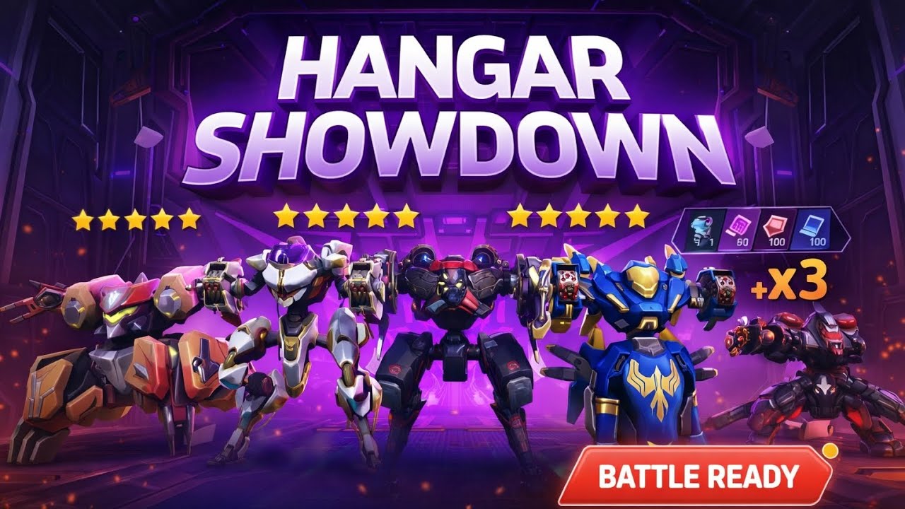 Hangar Showdown 🔥 Best Mech Setup + Easy Wins | Mech Arena Guide 2026