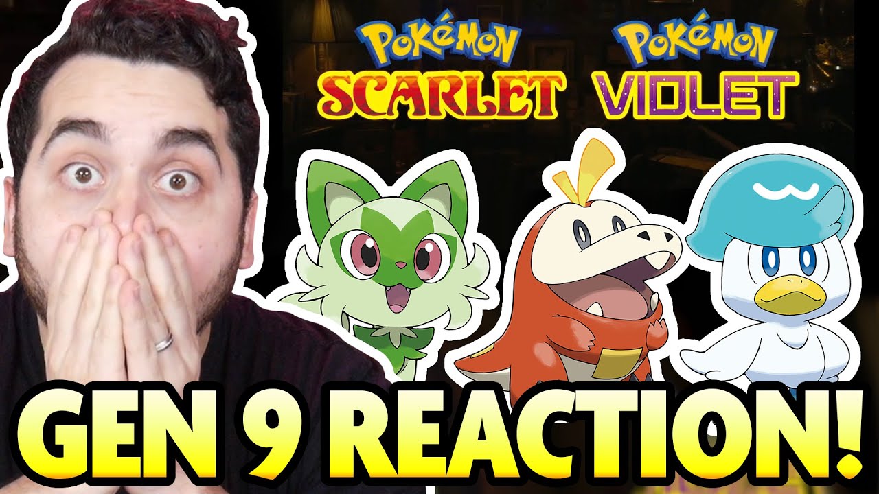 GEN9 CONFIRMED! NEW STARTERS REVEALED and MORE! LIVE Reaction to Pokemon Scarlet and Pokemon Violet!