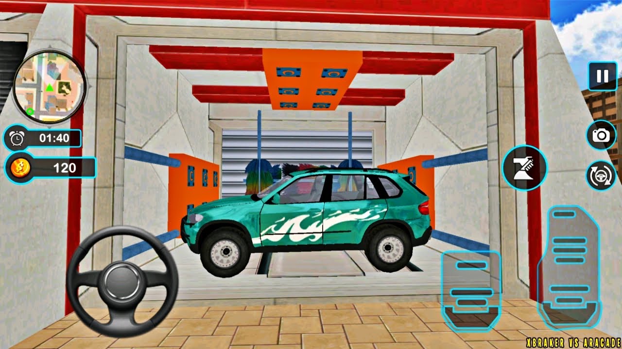 Car Wash Garage Service Workshop - 4x4 Mud SUV Wash - Best Android Gameplay FHD