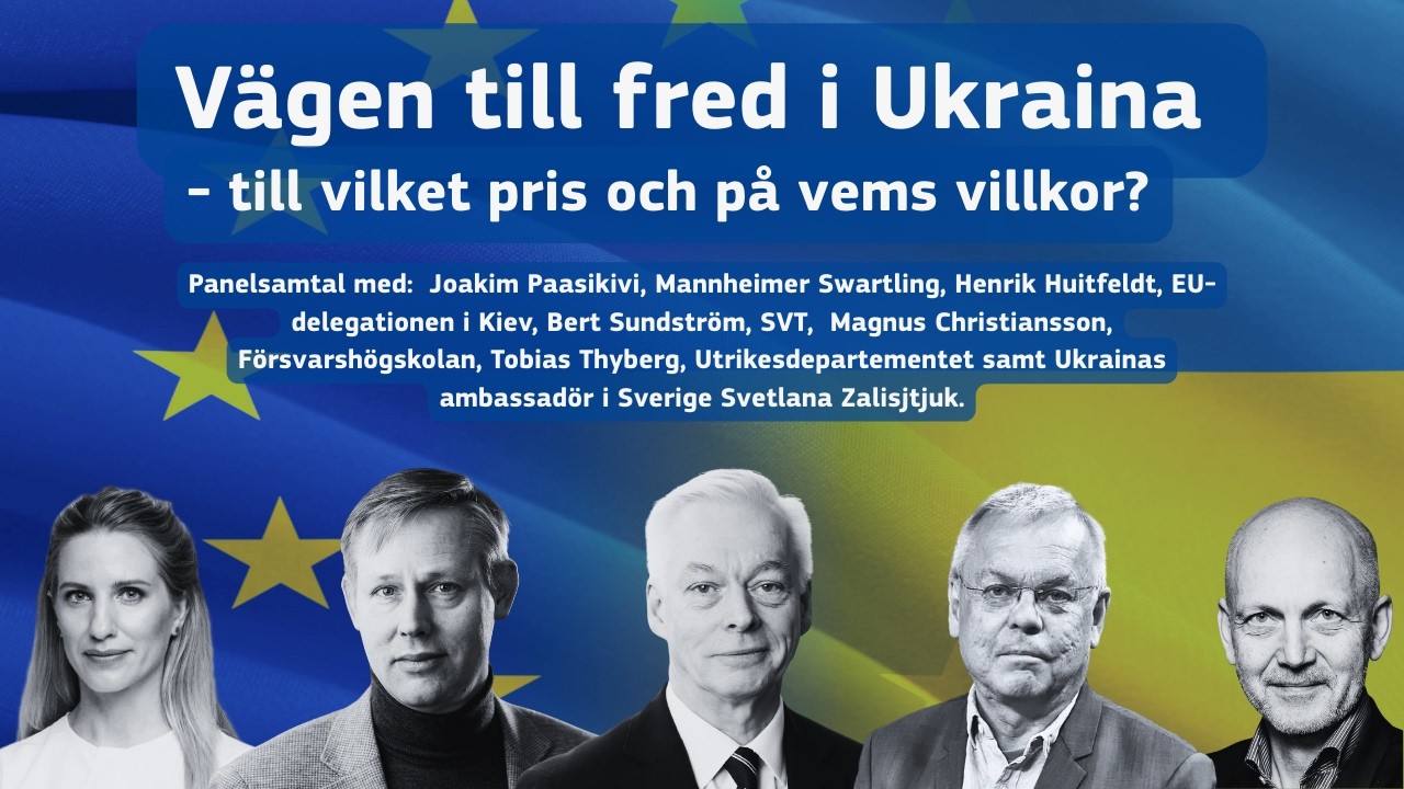 Vägen till fred i Ukraina - till vilket pris och på vems villkor?