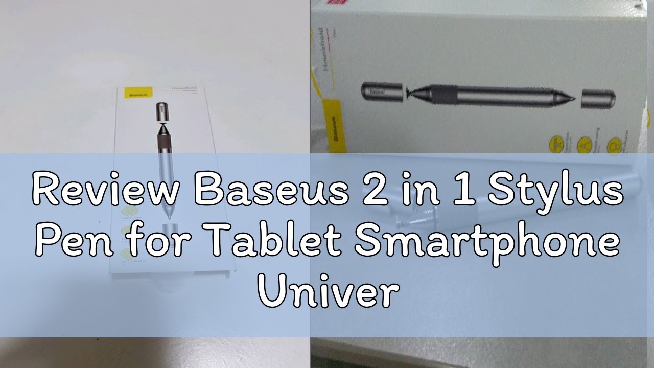Review Baseus 2 in 1 Stylus Pen for Tablet Smartphone Universal Capacitive Pencil For iPd Samsung S
