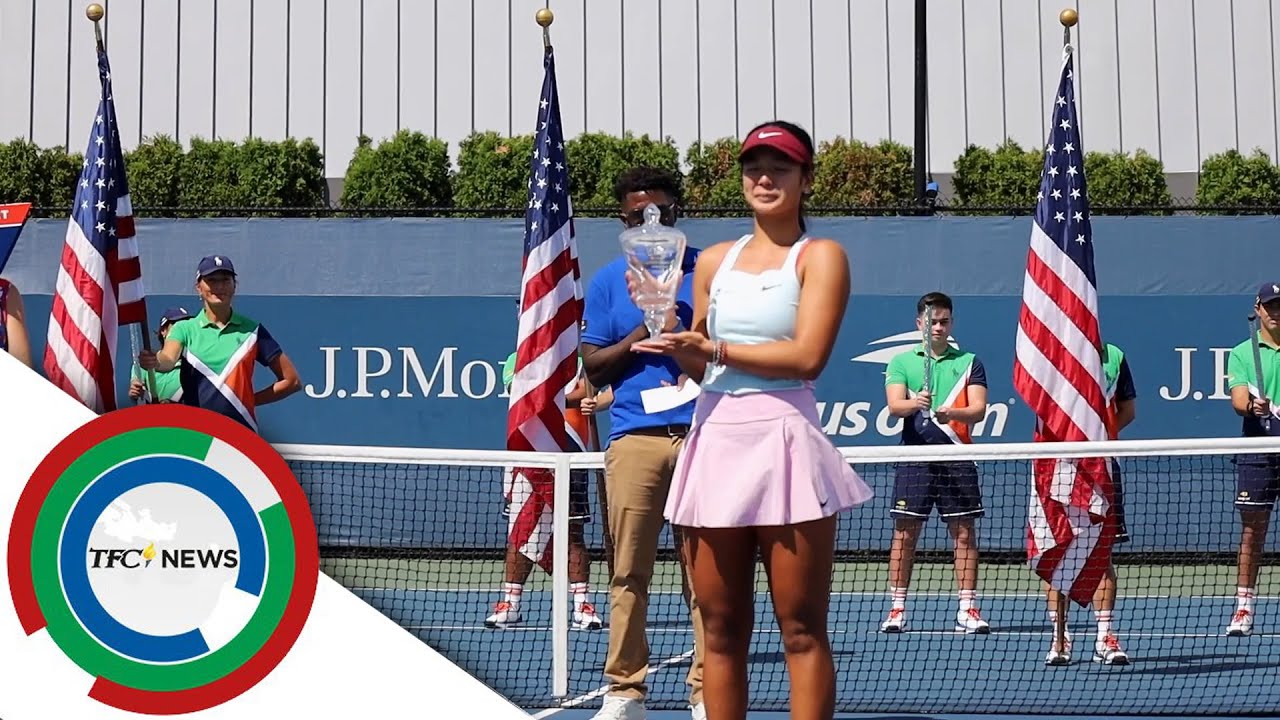 Филиппинка Алекс Эала вошла в историю, выиграв титул юниорского US Open | TFC News, Нью-Йорк, США