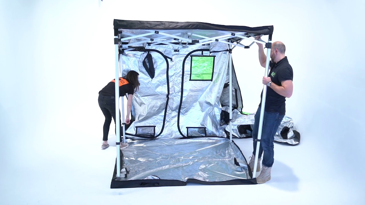Watch the GAME CHANGING Quick-Qube Grow Tent Pop-Up!