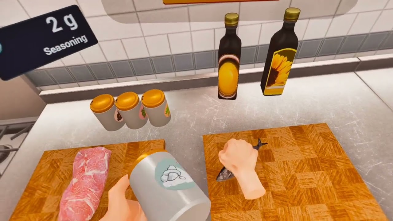Cooking vr simulator