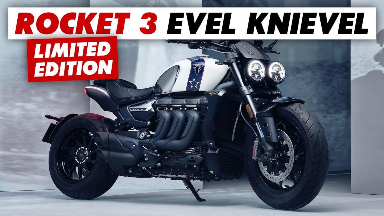 New 2025 Triumph Rocket 3 R & GT Evel Knievel Limited Editions Announced!