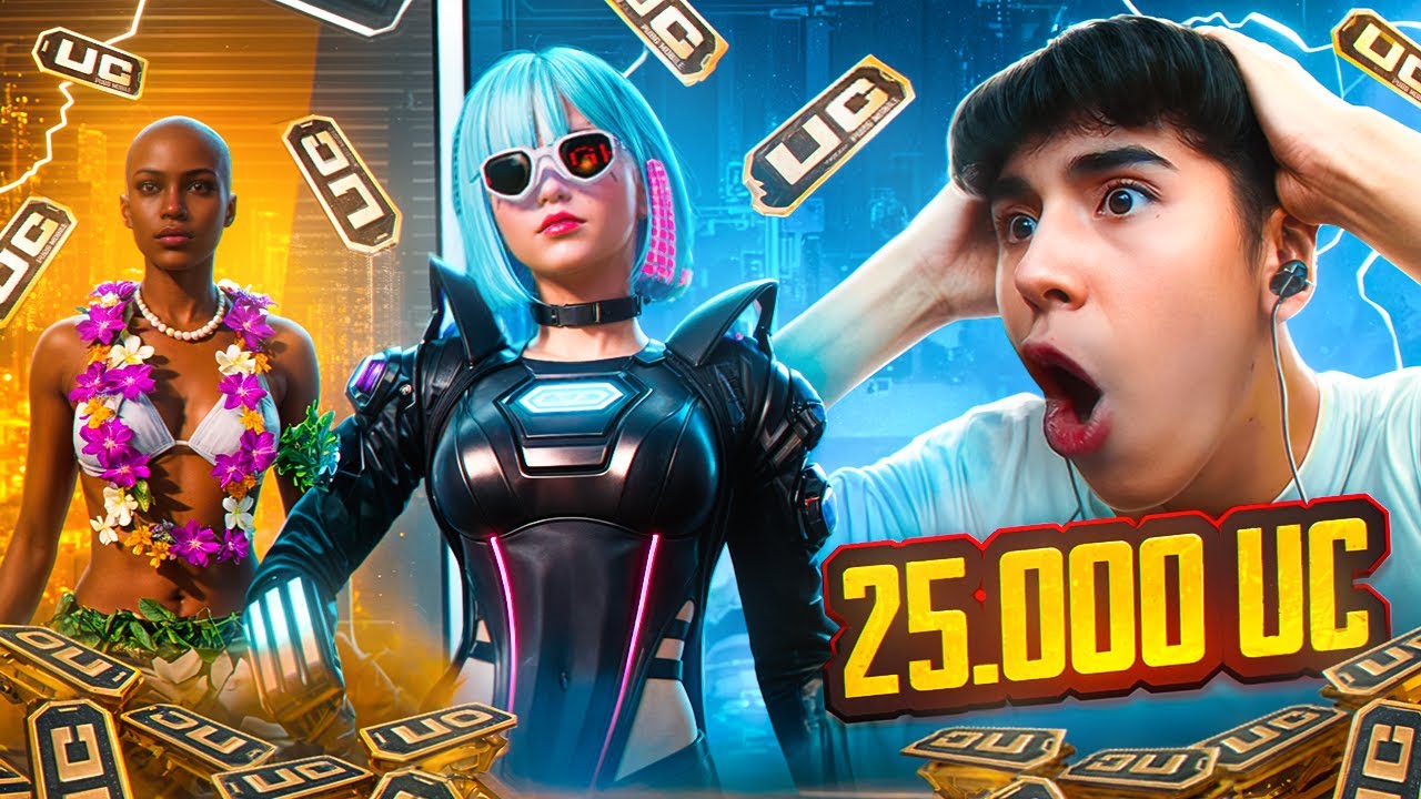 $25 000 UC! 🔥 OBUNACHIMNI TUGILGAN KUNIGA AKKAUNTINI KUCHAYTIRDIK😍PUBG MOBILE VEBKA BILAN /REAKSIYA