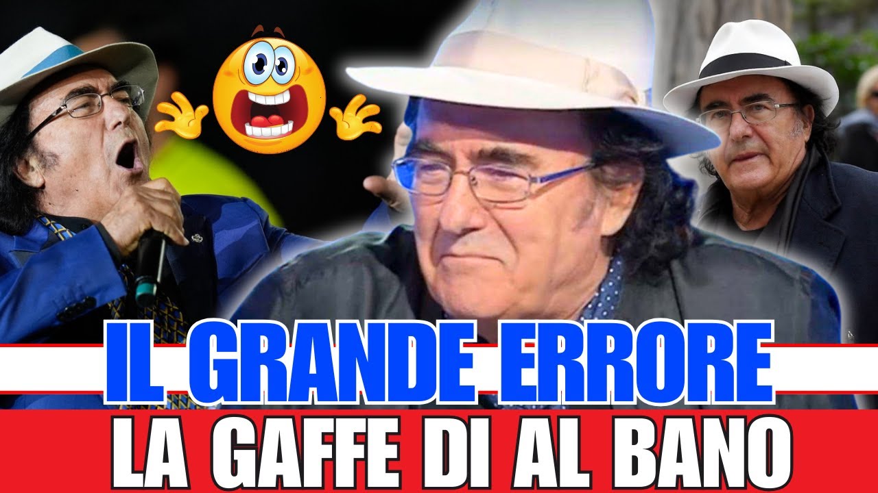 Momento imbarazzante per Al Bano: La sua esibizione dell'Inno Nazionale