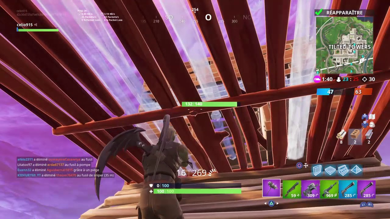 Gameplay Fornite jai abatue 33 homme