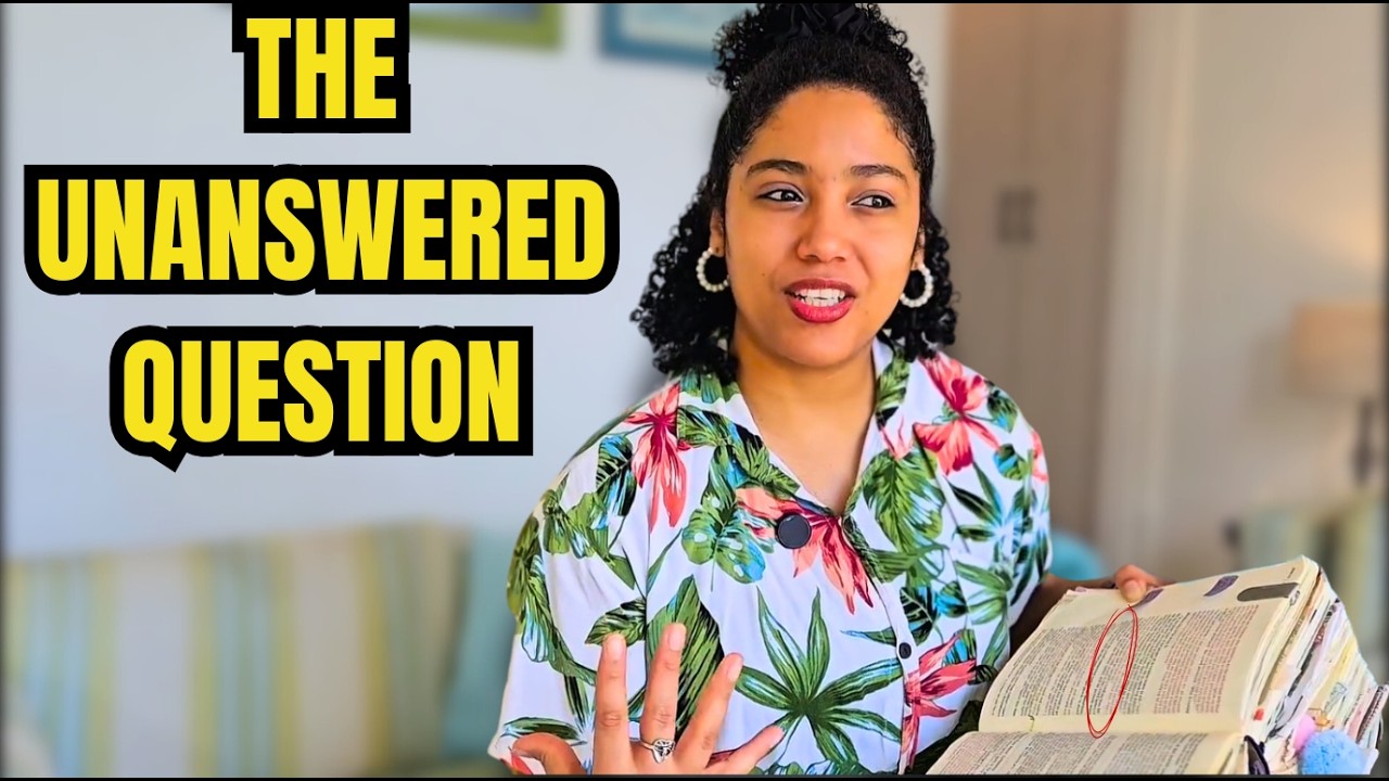Jesus answers the question nobody wants to ask