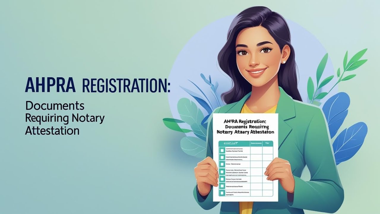 Checklist: Notary Attestation Docs Needed for AHPRA Registration – Must Watch #kapstechy #ahpra 📝🇦🇺🌏