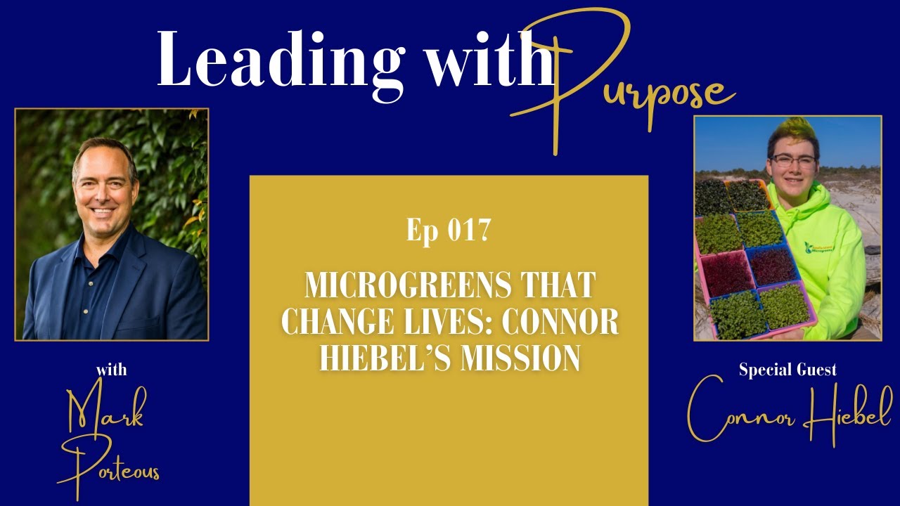 Microgreens That Change Lives: Connor Hiebel’s Mission