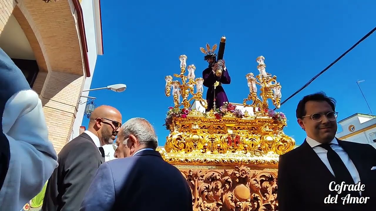 Señor del Amparo, salida, Miércoles Santo Jerez 2023
