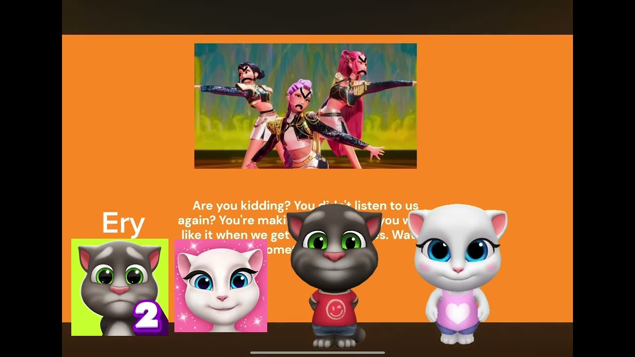 Tom and his friends are watching kpop demon hunters then something scary happens