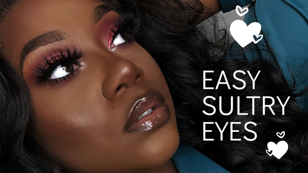 Sultry eyeshadow tutorial | Smokey eyeshadow tutorial dark skin