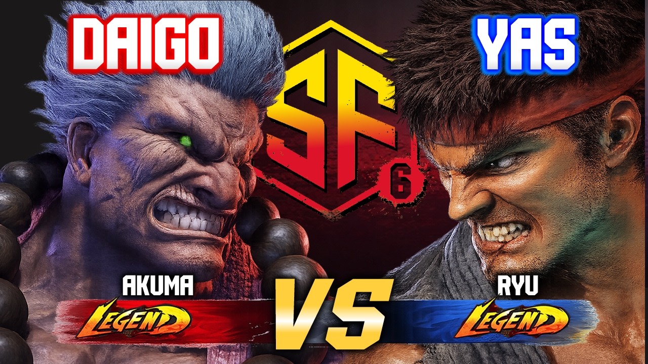 🔥SF6 Ryu vs Akuma🔥(DAIGO vs YAS) - Street Fighter 6 High Level