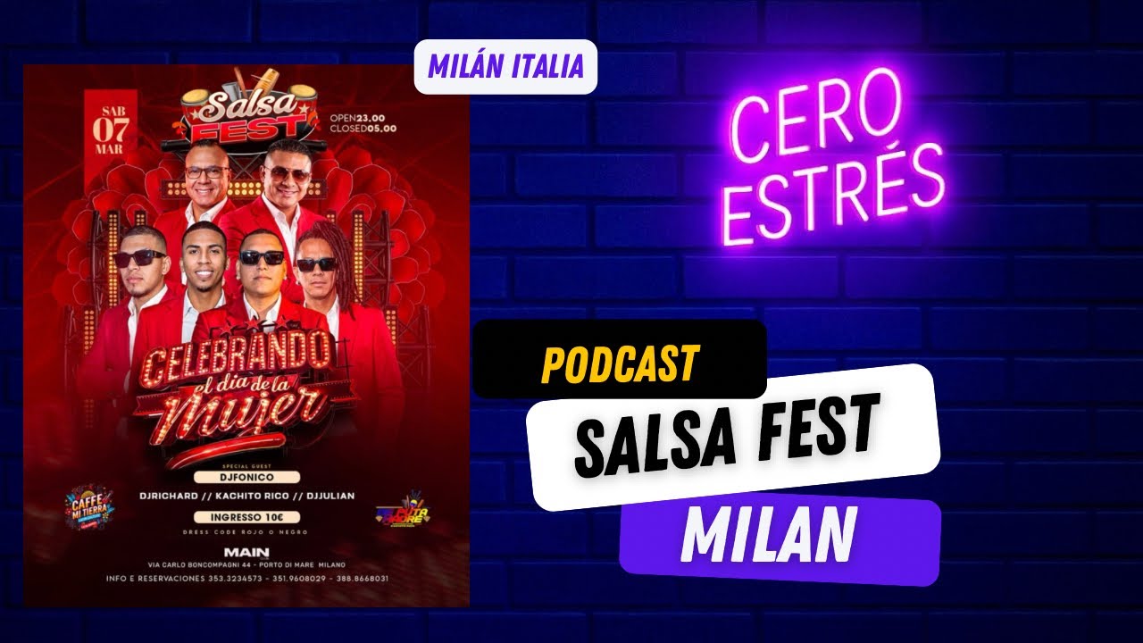 Si viene el salsa fest este sabado 7 marzo, amantes de la salsa en Molina Italia 