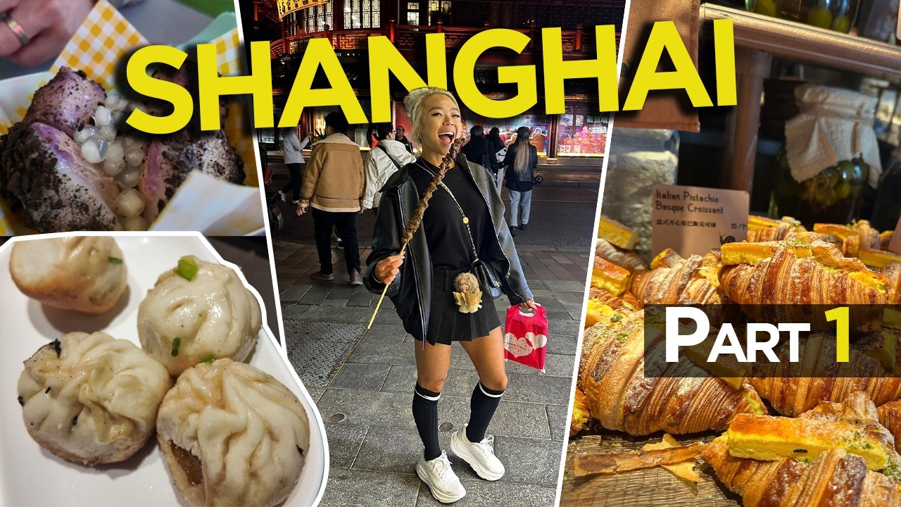 Shanghai Travel Vlog 🇨🇳 | Food, Streets & First Impressions (First Time!)