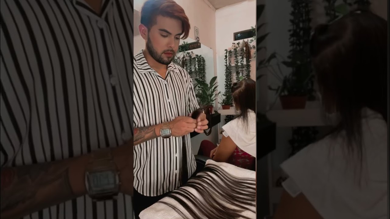 Mega hair na micro c&aacute;psulas de queratina