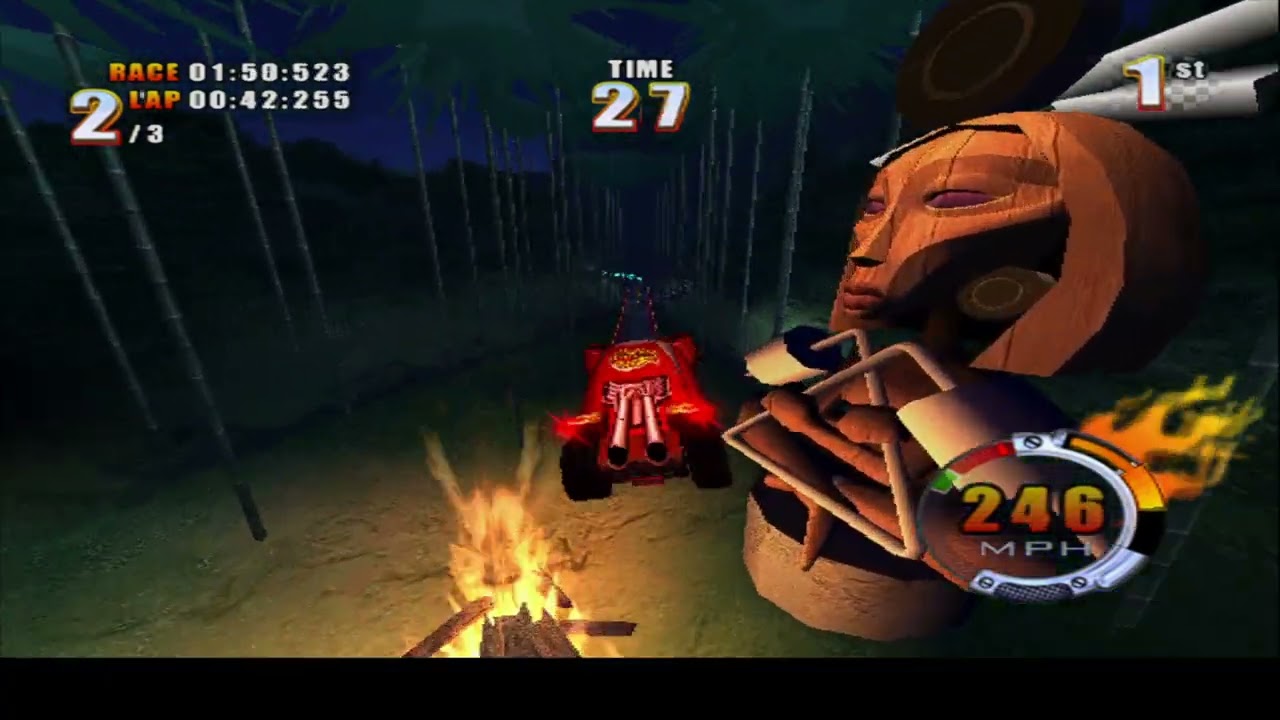 Vulture on Tiki Island Final race